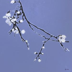 Plum Blossoms (Blue)